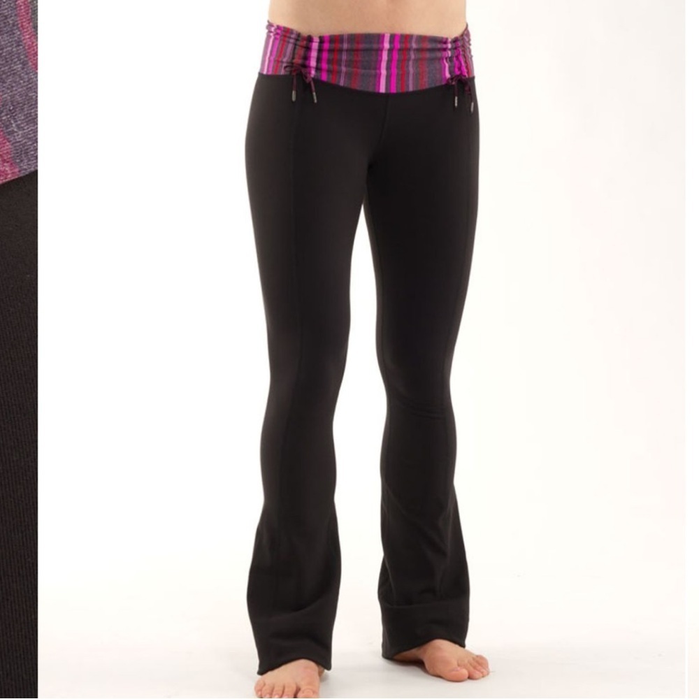 Lululemon Recognition Yoga Pant in Black Elevation Space Dye
